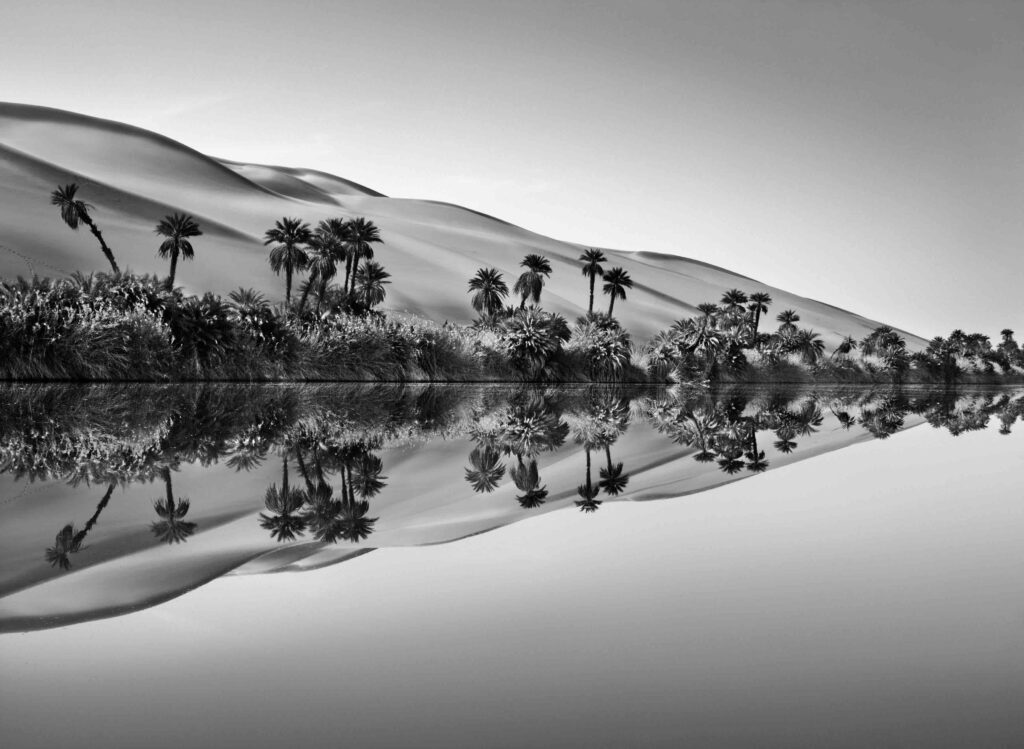 El distrito de Ubari, Libia.
